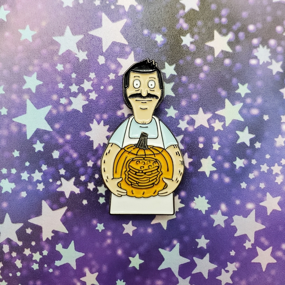Bob's Burgers Pumpkin Bob Enamel Pin - Picture 1 of 3